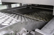 fabricated potato chip fryer infeed conveyor